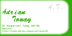 adrian tomay business card